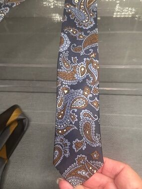 Vintage Donegal Dacron Polyester Paisley Necktie